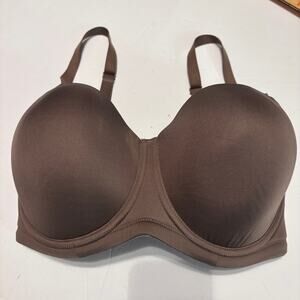 Wacoal Brown Convertible Bra 34H Underwire T Shirt Smooth Cups NWT